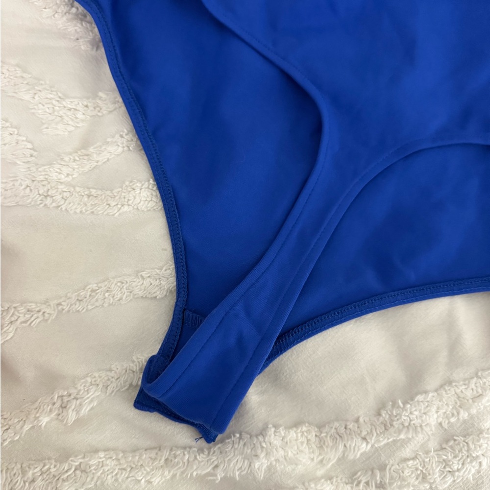 Free People Royal Blue Spaghetti Strap Bodysuit - Picture 13 of 14